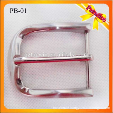 PB01 Custom Popular metal pin buckle for belt 1.4 inches metal buckle nickle color